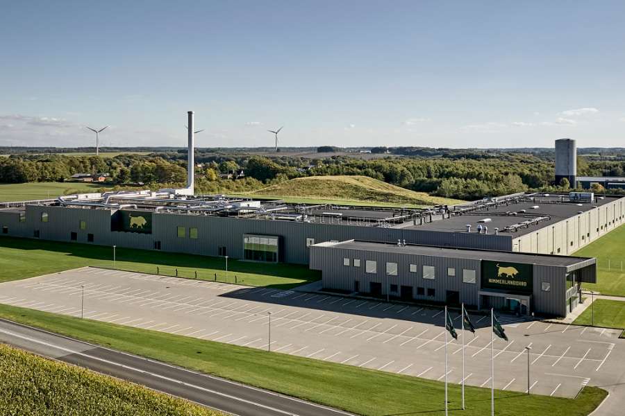 Stahlverkleidetes Schlachthof-Kraftzentrum in Himmerland, Himmerlandskød, Nordre Ringvej 99, 9620 Aalestrup, Dänemark